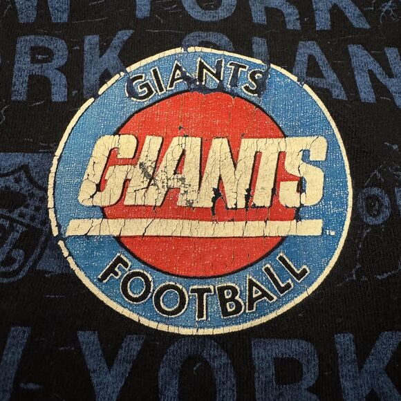 Vintage New York Giants Shirt Mens XL NFL Football All Over Print Salem 90s AOP - Picture 4 of 10